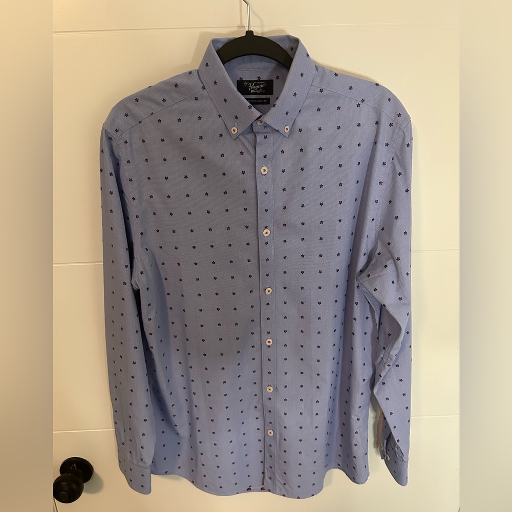 men blue Penguin by Munsingwear heritage slim fit size 15